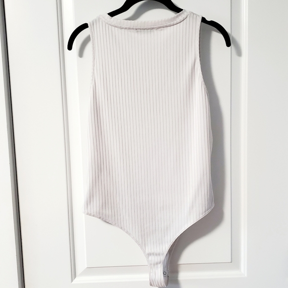 White Body Suit Tank Top - Picture 2 of 3